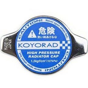 Koyo Hyper Cap, (Shallow Plunger), 1.3 Bar, Blue Racing Radiator Cap, (SK-D13)