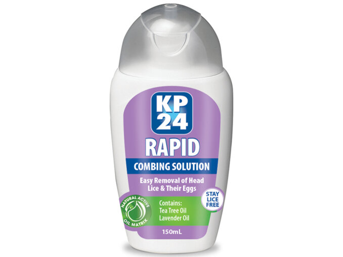 KP24 Combing Solution 150ml headlice nits school kids hair head lice