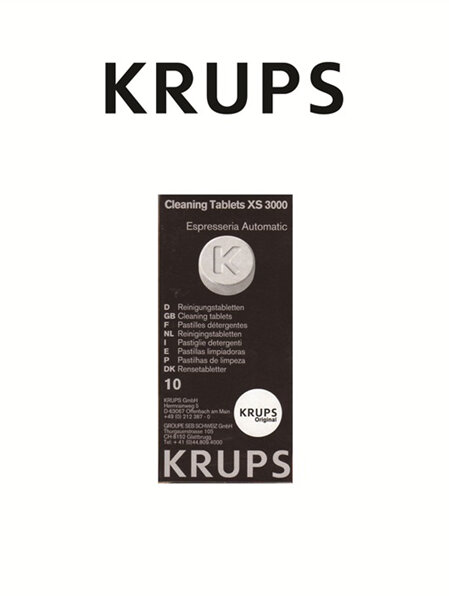 Krups Coffee Maker  Cleaning Tablets XS3000