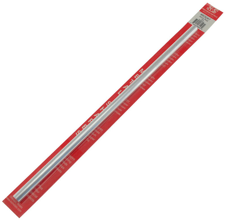 K&S Aluminium Rod 1/16' x 12' / 1.6mm #83041