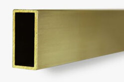 K&S Brass Rectangle 1/8' x 1/4' x 12' / 3.0mm x 6.5mm #8264