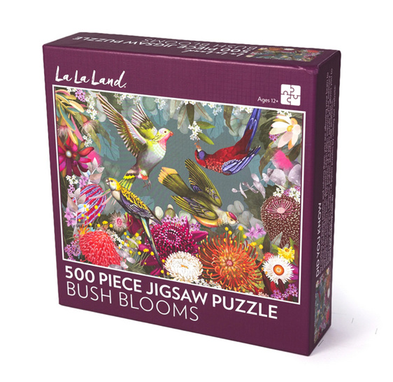 La La land 500 Piece Jigsaw Puzzle: Bush Blooms  buy at www.puzzlesnz.co.nz