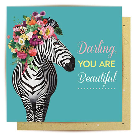 La La Land - Beautiful Zebra Card
