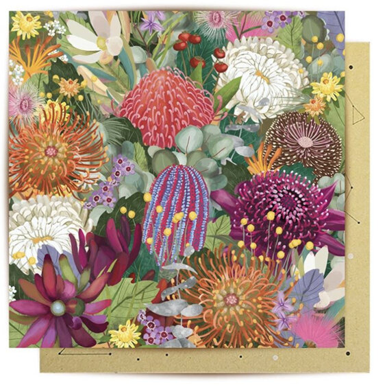 La La Land Bush Bloom Floral Card