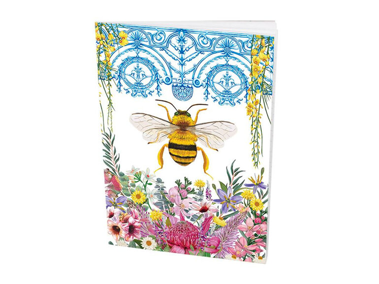 La La Land Enchanted Garden Bee A6 Pocket Notebook