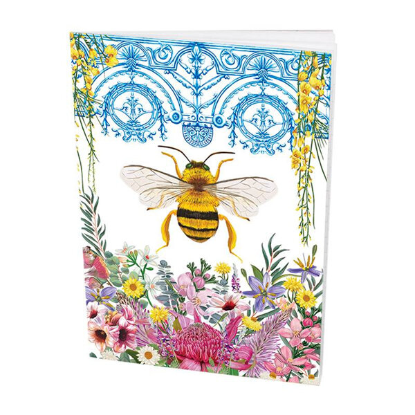 La La Land Enchanted Garden Bee A6 Pocket Notebook