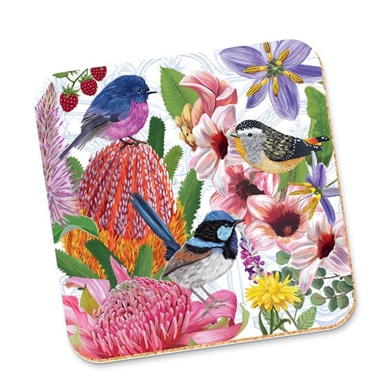 La La Land - Enchanted Garden Birds Coaster