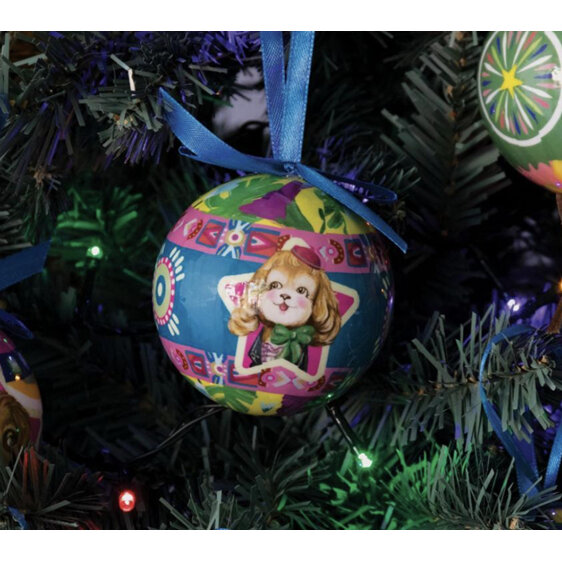 La La Land Fabulous Mini Bauble Box Set of 6 Christmas Decorations