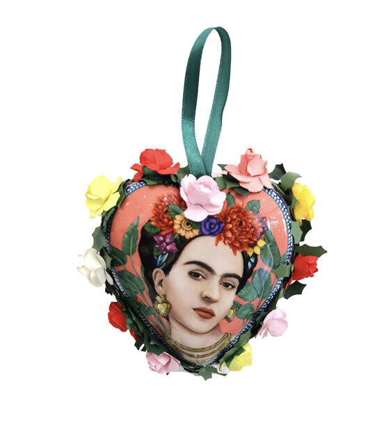 La La Land Flower Heart Frida Kahlo 3D Decoration Christmas