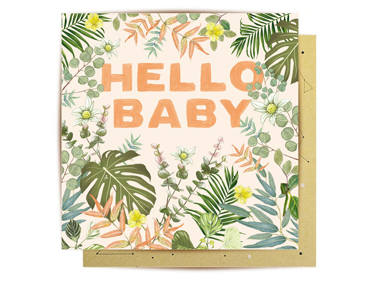 La La Land - Hello Baby Mini Card