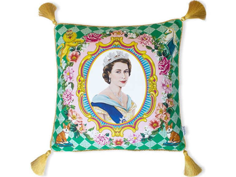 La La Land - Her Majesty The Queen Square Cushion