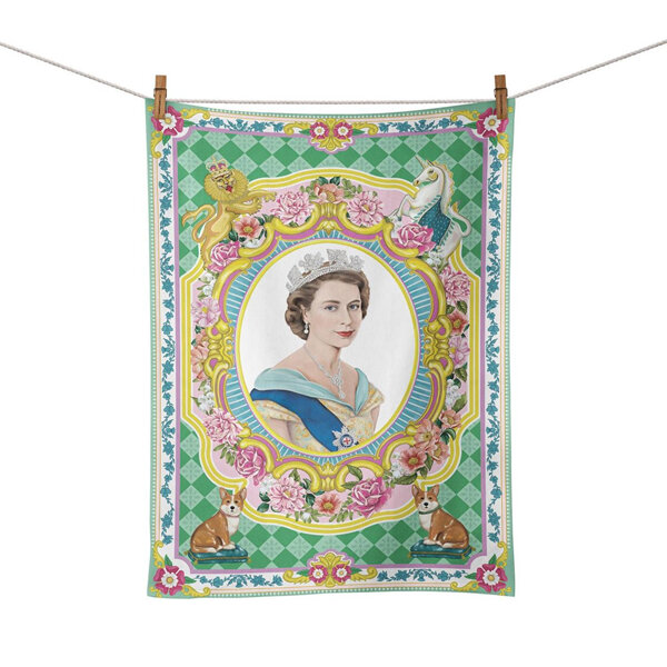 La La Land - Her Majesty The Queen Tea Towel