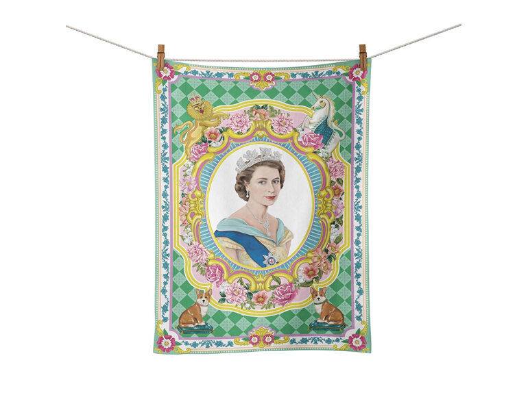 La La Land - Her Majesty The Queen Tea Towel kitchen elizabeth home gift