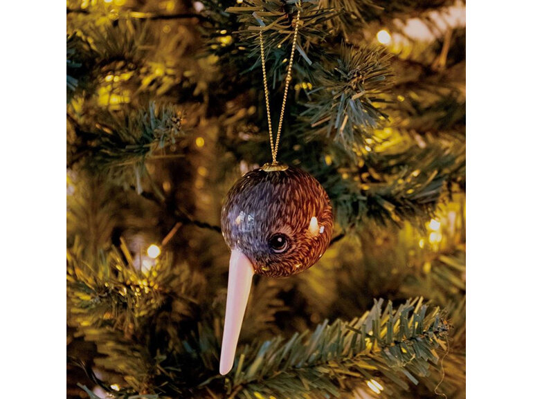 La La Land Kiwi Bauble Christmas Decoration bird tree