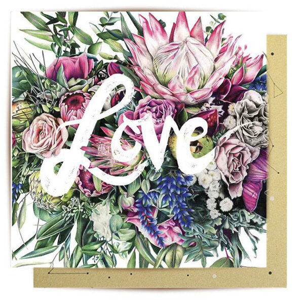 La La Land - Love Bouquet Love Card