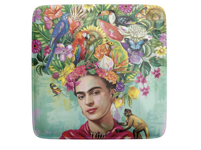 La La Land - Mexican Folklore Floral Frida Fridge Magnet