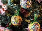 La La Land Mexican Folklore Large Bauble Box Set of 6 Christmas Decorations