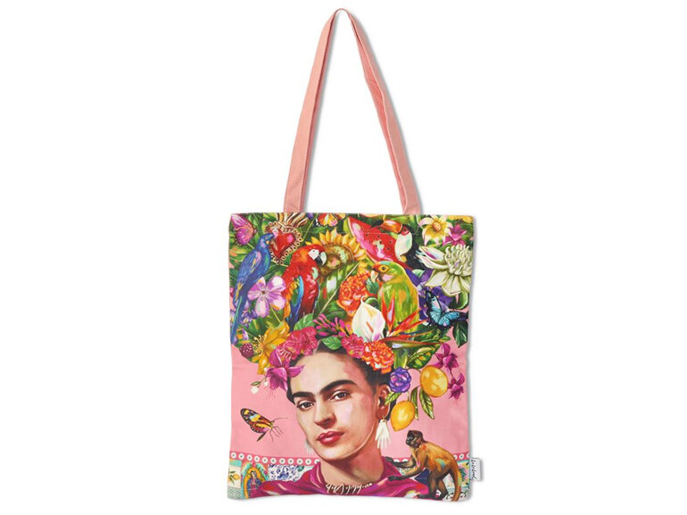 La La Land - Mexican Folklore Tote Bag frida flowers eco shopping