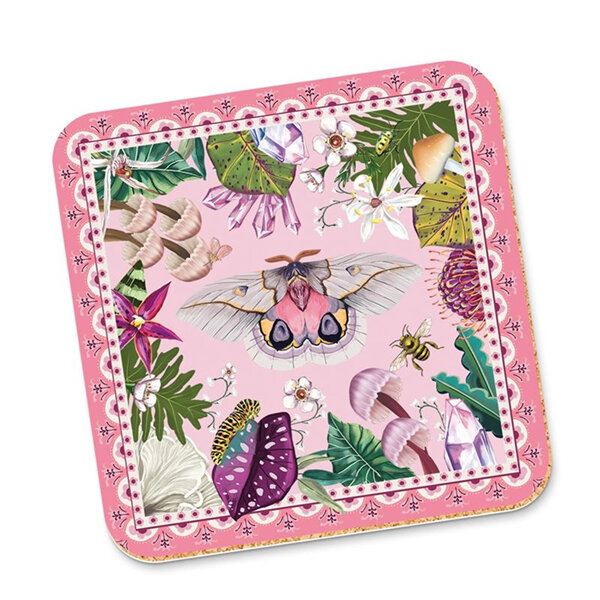 La La Land - Midnight Paradiso Pink Coaster