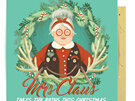La La Land Mrs Claus Takes the Reins Christmas Card