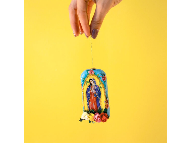 La La Land Our Lady of Guadalupe Hanging Ornament christmas saint mary icon