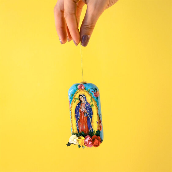 La La Land Our Lady of Guadalupe Hanging Ornament christmas saint mary icon