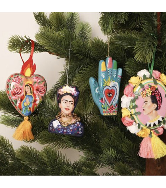 La La Land Our Lady of Guadalupe Heart Hanging Decoration