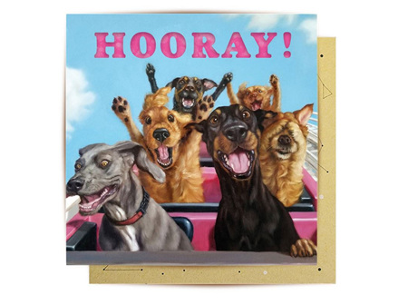La La Land - Rollercoaster Dogs Card
