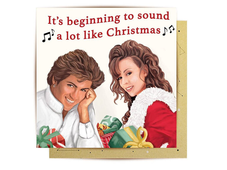 La La Land Sounds Like Christmas Card mariah carey george michael