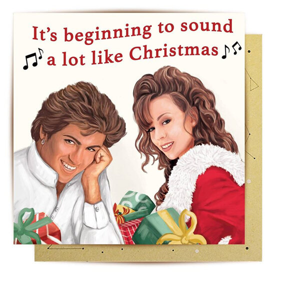 La La Land Sounds Like Christmas Card mariah carey george michael