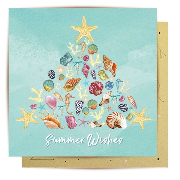 La La Land Summer Wishes Christmas Card