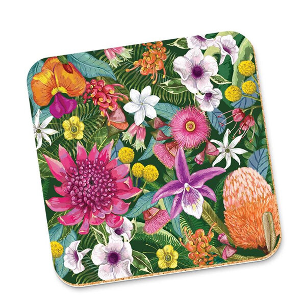 La La Land - Tropicana Australiana Flowers Coaster