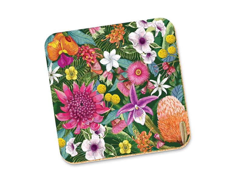 La La Land - Tropicana Australiana Flowers Coaster