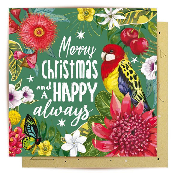 La La Land Tropicana Happy Always Christmas Card