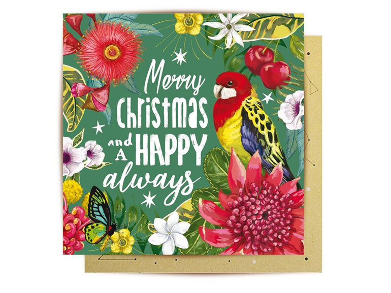 La La Land Tropicana Happy Always Christmas Card