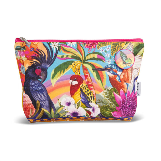 La La Land - Tropicana Travel Pouch bag purse parrots