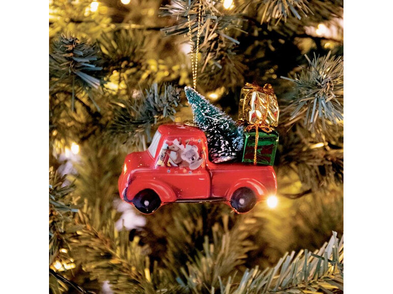 La La Land Ute with Christmas Tree Ornament Decoration bauble koala truck