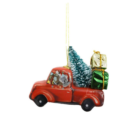 La La Land Ute with Christmas Tree Ornament Decoration bauble koala truck