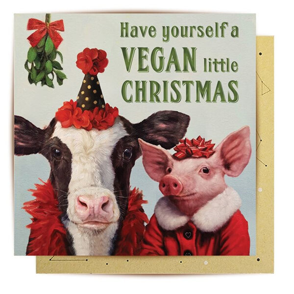 La La Land - Vegan Christmas Card