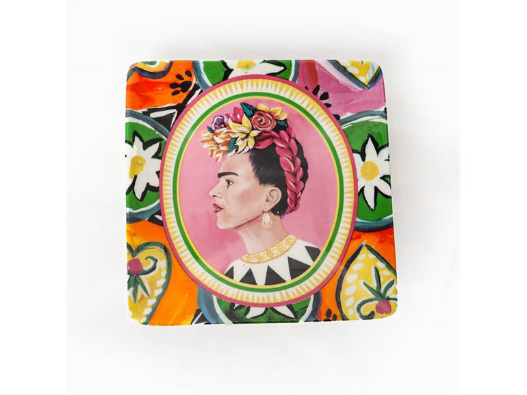 La La Land Viva La Vida Ceramic Trinket Tray Square frida kahlo
