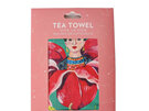 La La Land - Viva La Vida Flowers Tea Towel frida kahlo