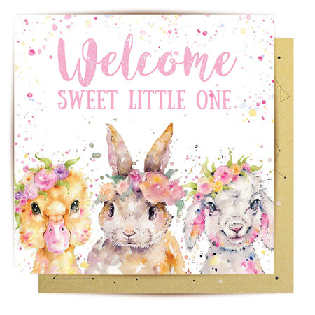 La La Land - Welcome Sweet Little One Mini Card