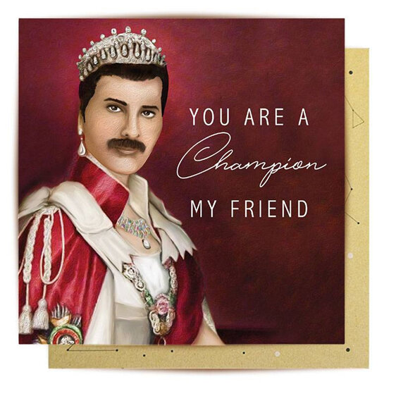 La La Land - You Are A Champion Card freddy mercury queen