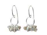 labradorite gemstone sparkler jewellery sterling silver earrings lilygriffin nz