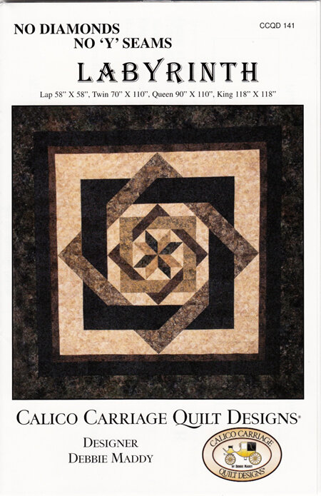 Labyrinth Quilt Pattern by Calico Carriage by Debbie Maddy