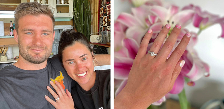 Lachlan Boshier engagement ring proposal Bex fiancee girlfriend