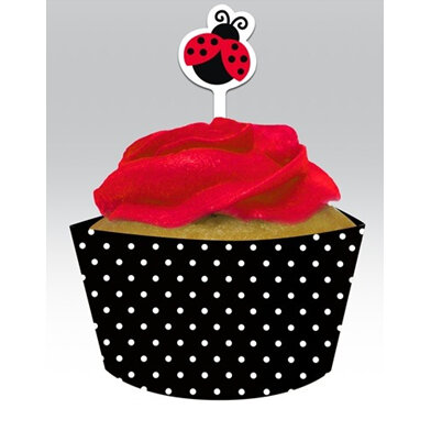 Lady Bug Fancy Cupcake Decorating Kit
