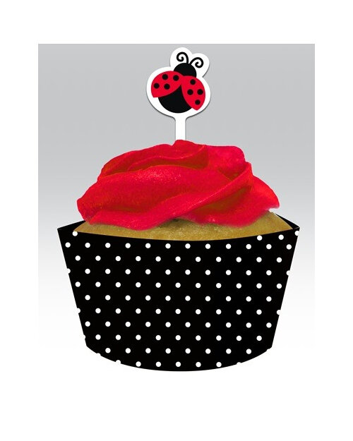 Lady Bug Fancy Cupcake Decorating Kit