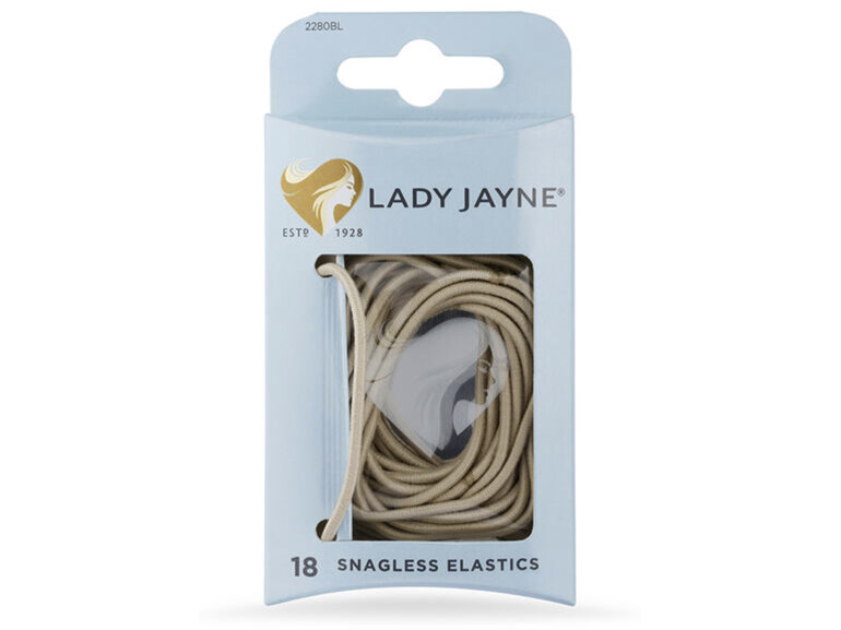 Lady Jayne Blonde Snagless Elastics - Pk18