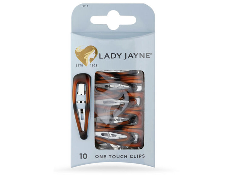 Lady Jayne Shell One Touch Clips - Pk 10